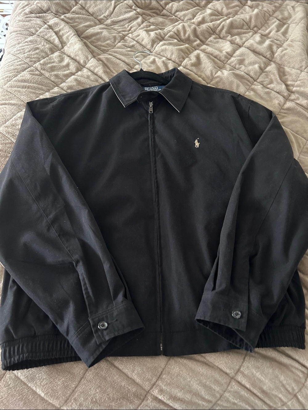 Men’s Ralph Lauren Black Windbreaker Jacket